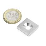 Metalen tegenstuk 20x20x3 mm
