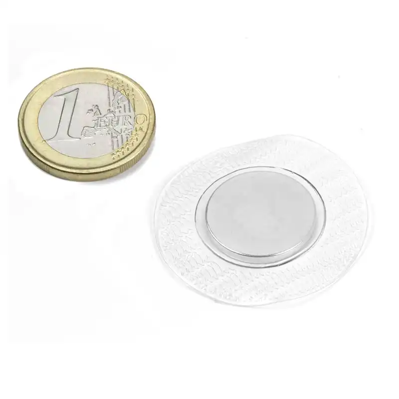 Naaibare ronde magneet