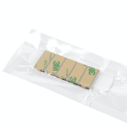 zelfklevende magneet 25 x 12 hoogte 1 mm. Houdkracht ± 1 kg