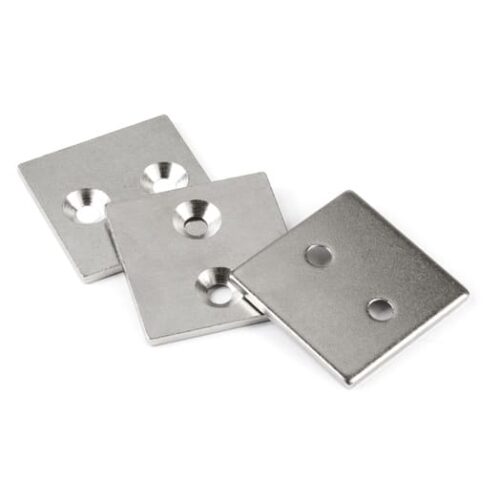 Metalen tegenstuk 40x40x3 mm