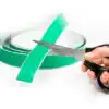 Zelfklevend metaalband (wit), voor niet-magnetische ondergronden | lengte 1m. | 5m. | 25m.