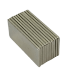 blokmagneet 20 x 10 x 1 mm. Houdkracht ±0,8 kg.