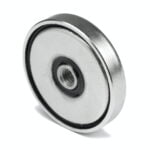 Potmagneet Ø 40 mm met inwendig schroefdraad, houdt ca. 40 kg
