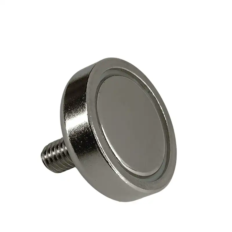 Potmagneet met draadstift | 25mm M6 Houdkracht 22 kg. 3 draadstift22M6b
