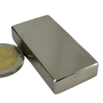 blokmagneet 50 x 25 x 10 mm. Houdkracht 25,39 kg.