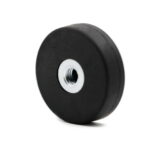 Magneetsysteem rubbercoating en inwendig schroefdraad | Diameter 22mm | Houdkracht 5,9kg