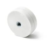 Magneetsysteem rubbercoating en inwendig schroefdraad | Diameter 31mm | Houdkracht 8kg WIT