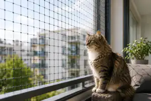 Kattennet bevestigen zonder boren