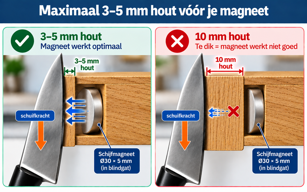 Messenrek maken met magneten: DIY keukenoplossing 1 Messenrek maken met magneten 4
